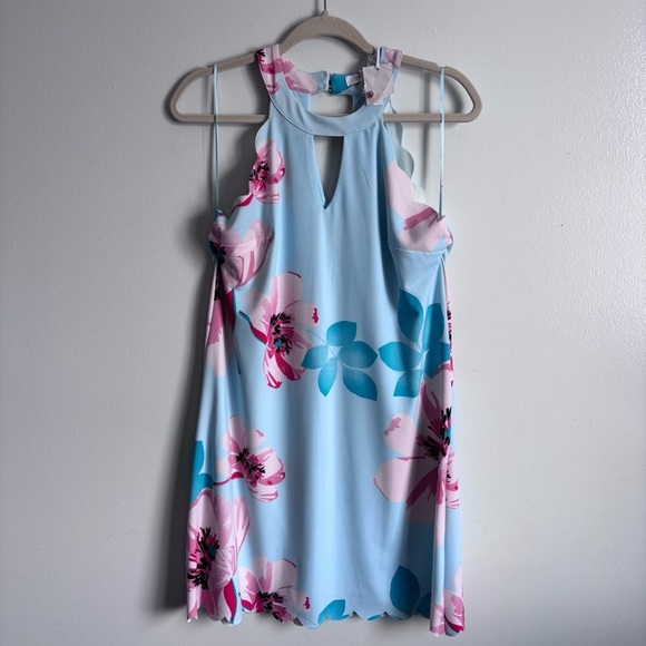 Candie's Dresses & Skirts - NWT Candie's Light Blue and Pink Floral Dress size Medium